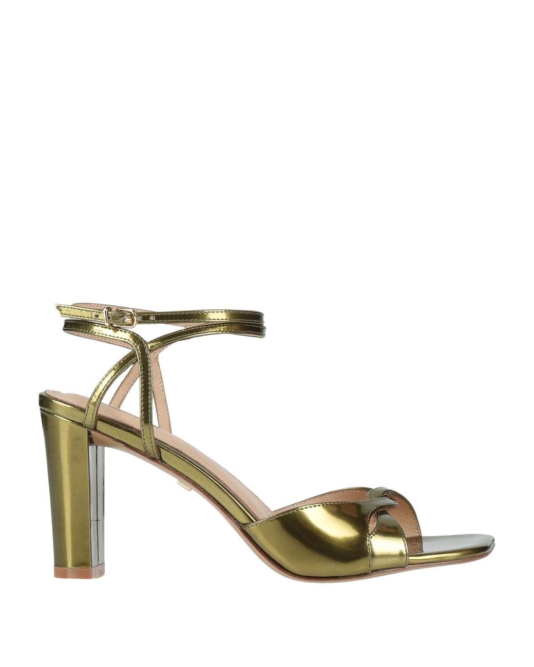 Lola Cruz Metallic Sandals