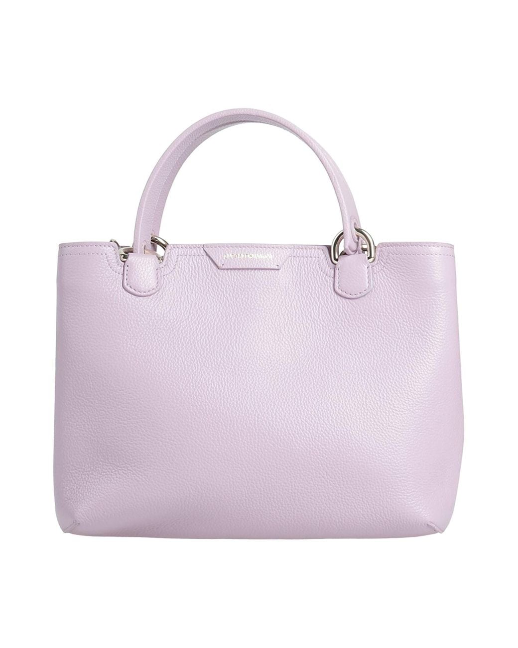 Emporio Armani Purple Handbag Leather