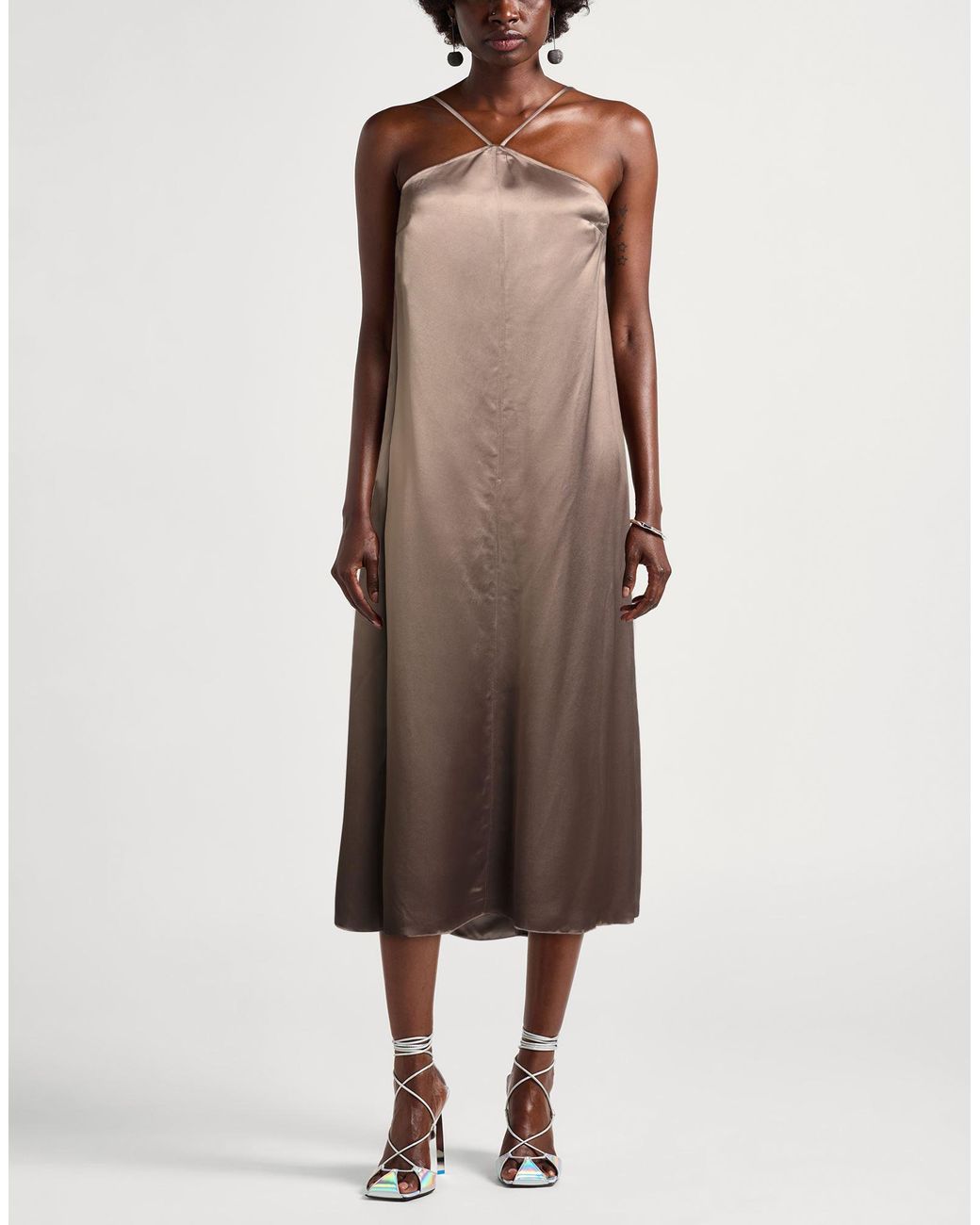 By Malene Birger Brown Midi Dress