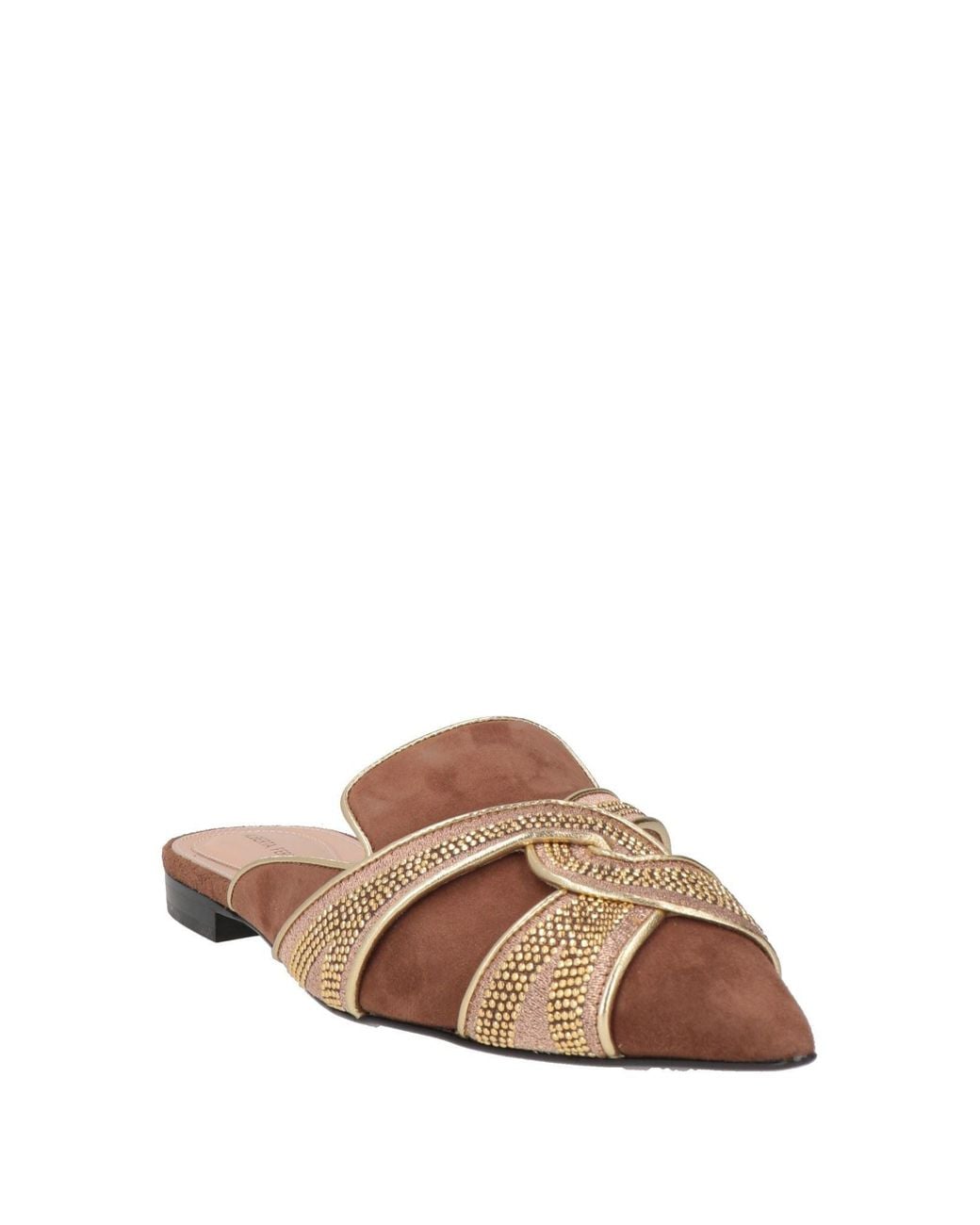 Alberta Ferretti Brown Mules & Clogs Leather