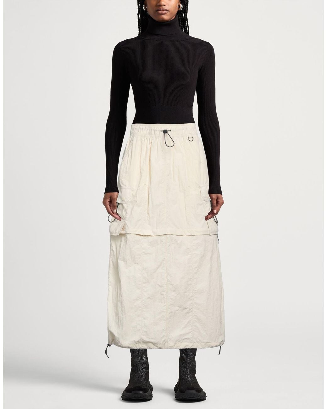 Dickies Natural Midi Skirt Polyamide