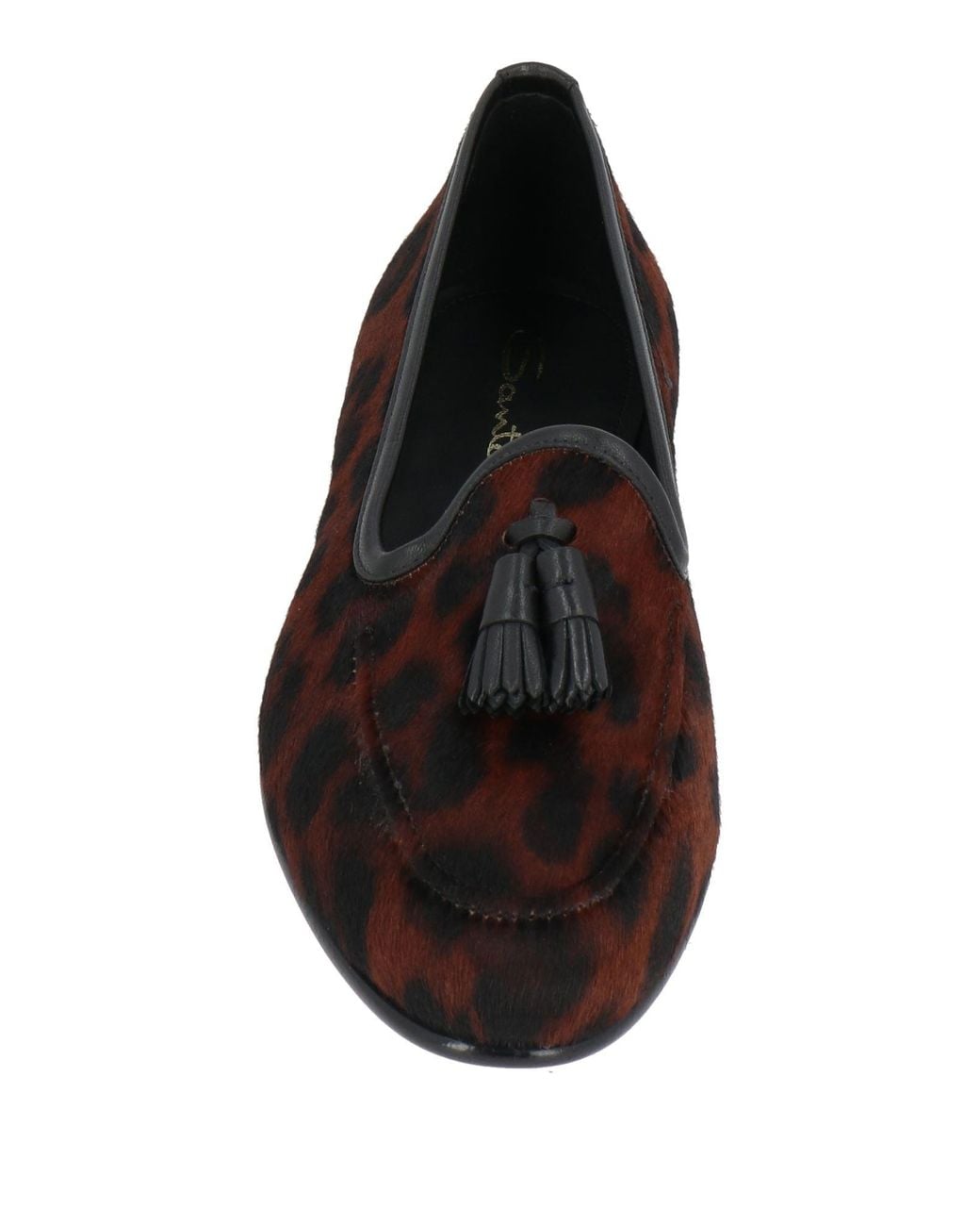 Santoni Black Loafer