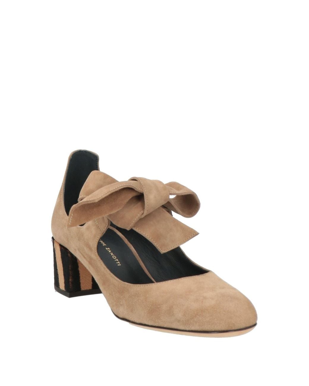 Giuseppe Zanotti Natural Camel Pumps Leather