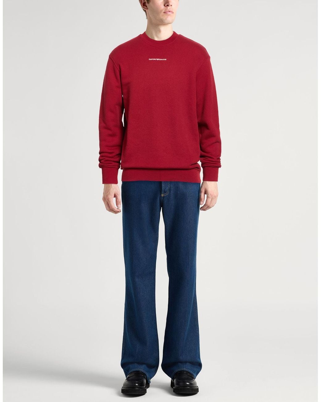 Emporio Armani Red Sweatshirt for men