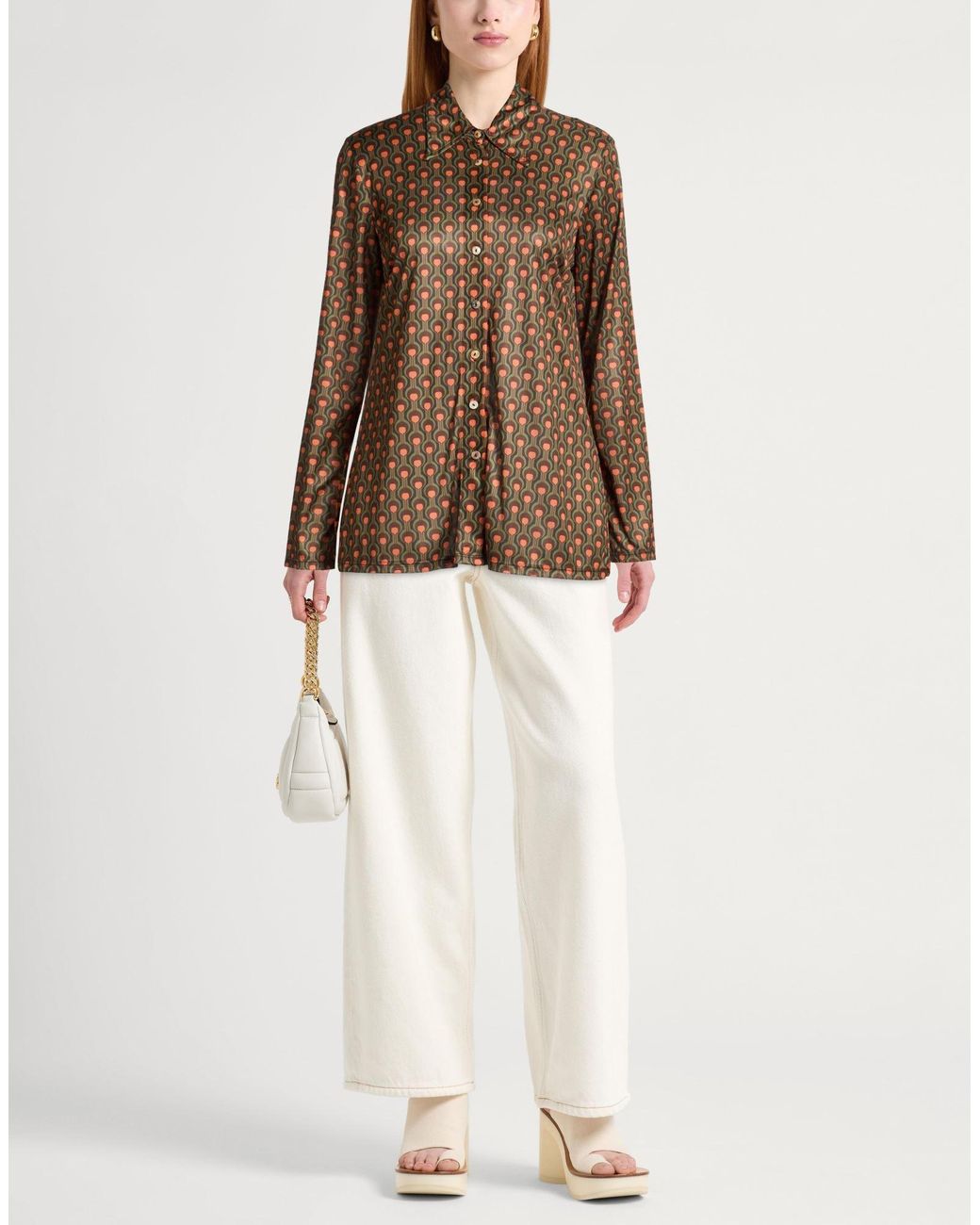 Maliparmi Brown Shirt Polyester