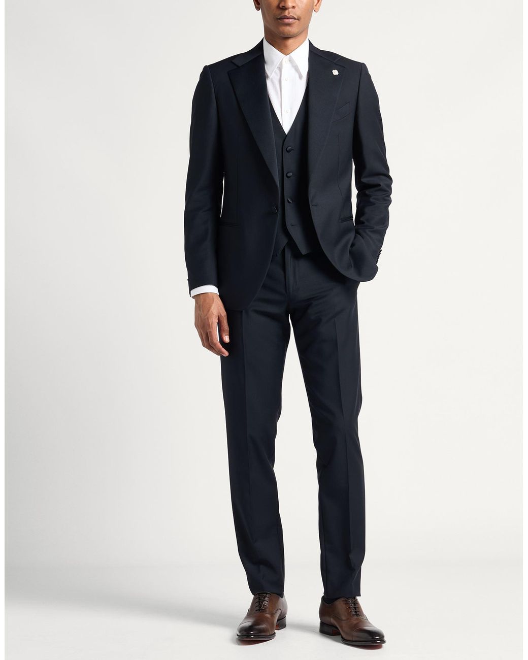 Traje Lardini de hombre de color Blue