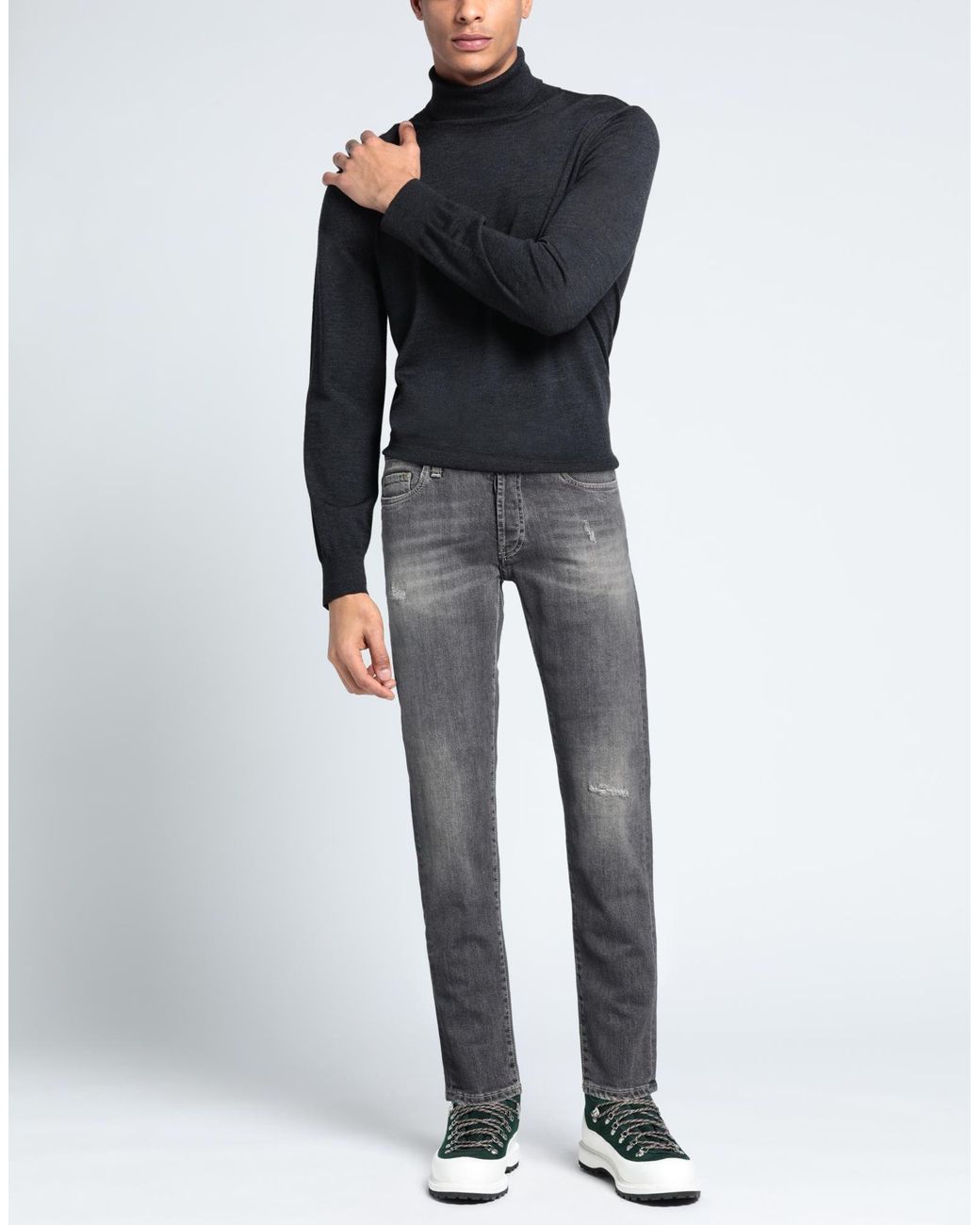 Liu Jo Gray Jeans Cotton, Elastane for men
