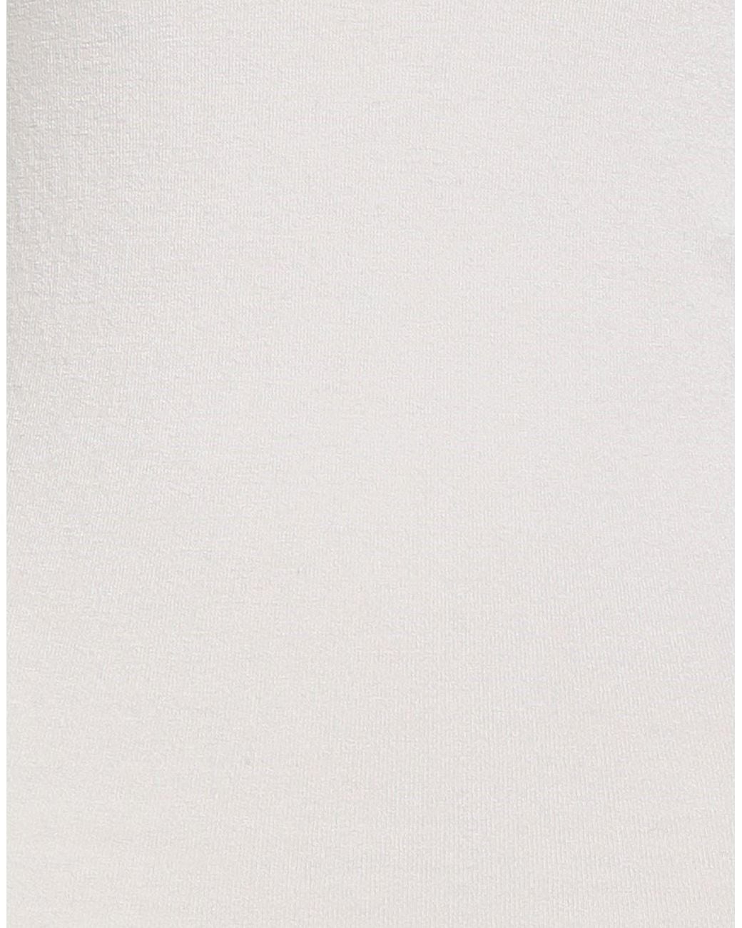 Alpha Studio White Turtleneck Viscose, Elastane