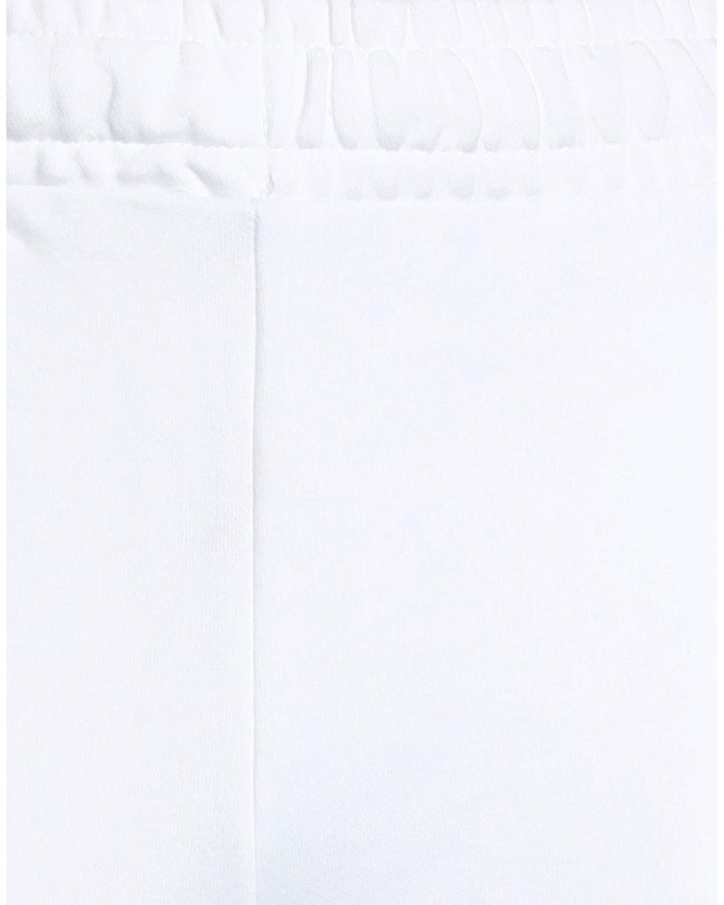 Roberto Cavalli White Pants Cotton, Polyester for men