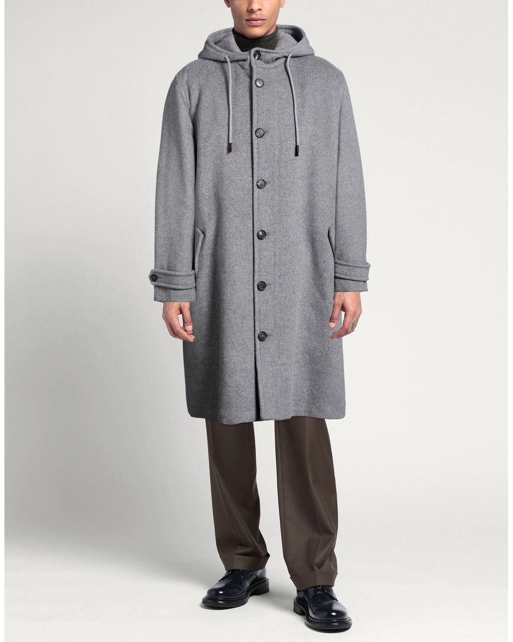 Montedoro Gray Coat for men
