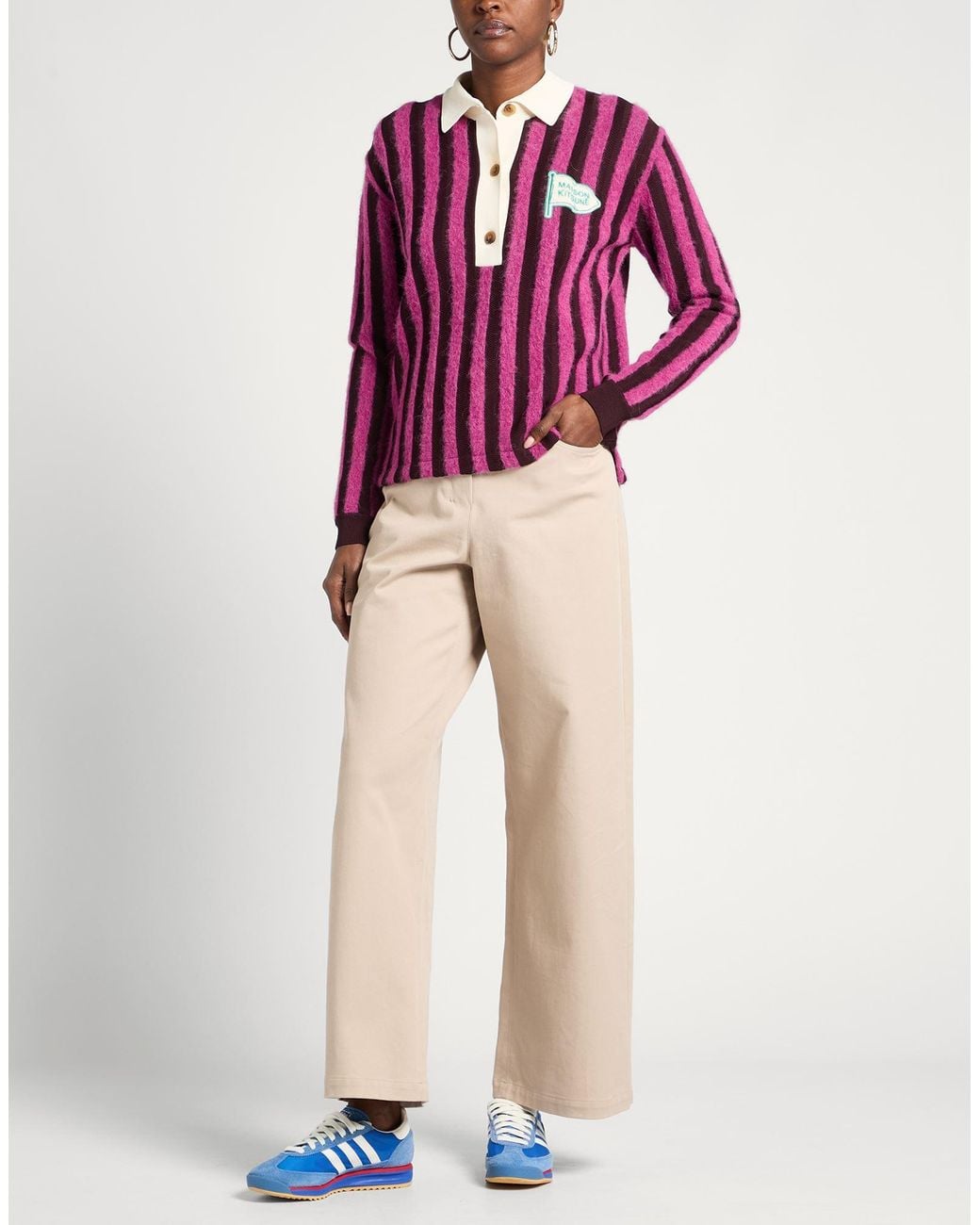 Maison Kitsuné Pink Pullover