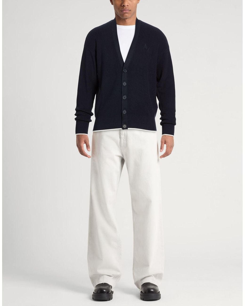 ARMANI EXCHANGE Blue Cardigan for men