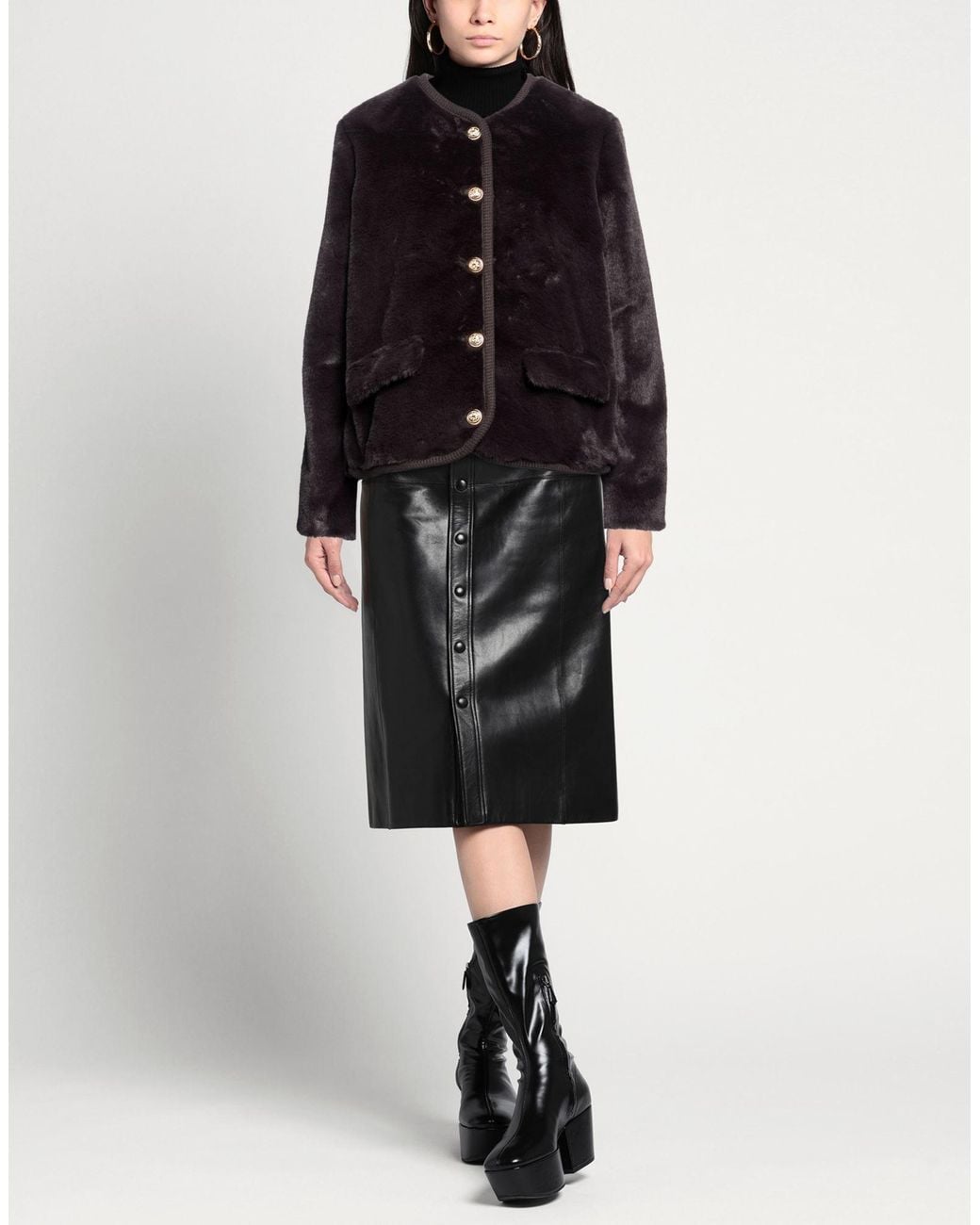Shirtaporter Black Shearling & Teddy