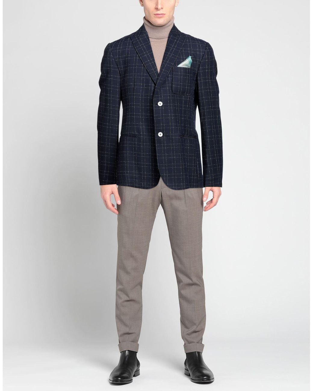 Daniele Alessandrini Blue Blazer for men