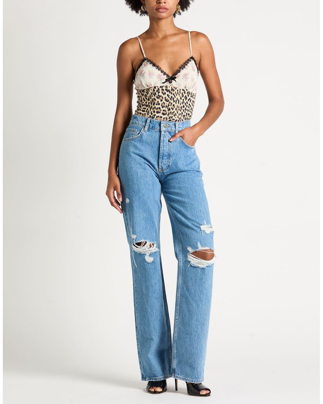 Anine Bing Blue Jeans Cotton, Organic Cotton