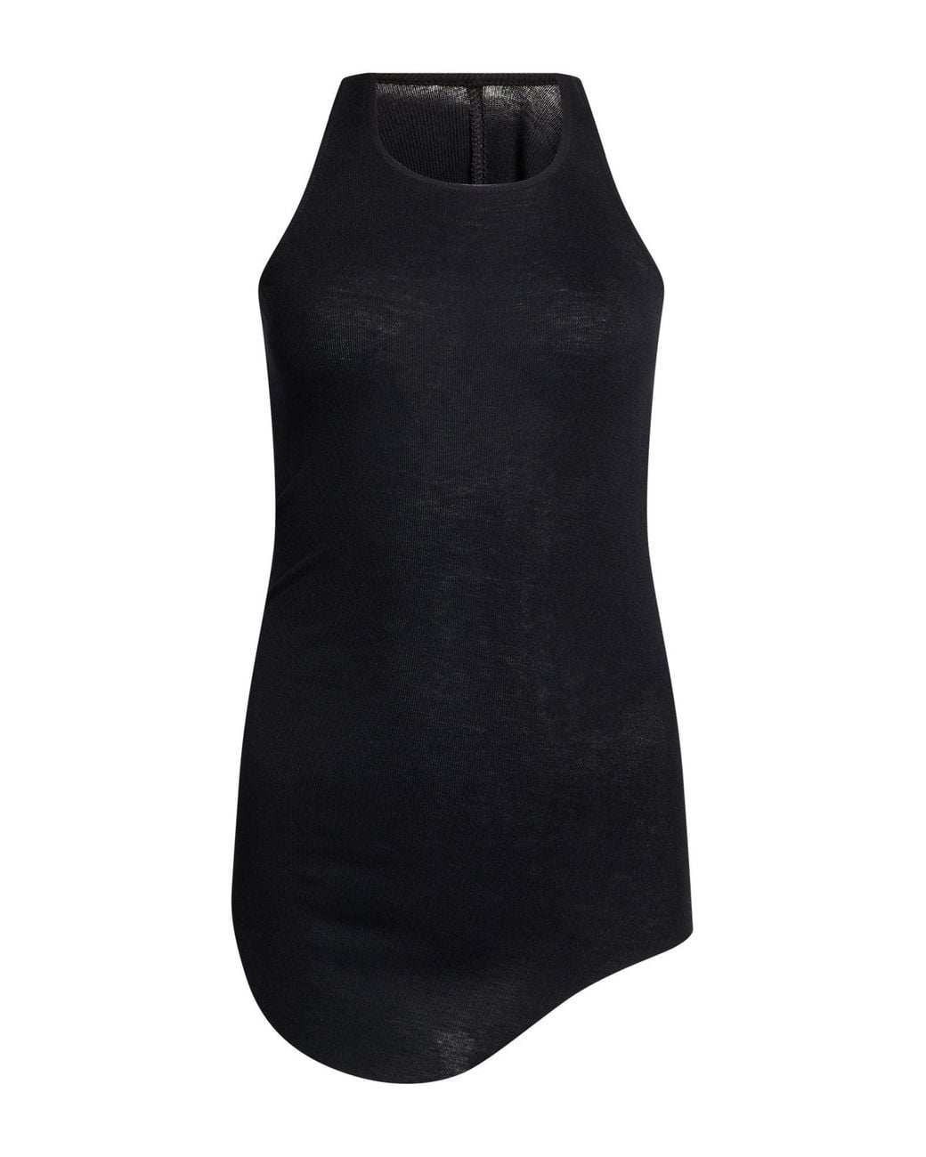 Rick Owens Black Tank Top Viscose, Polyamide, Elastane