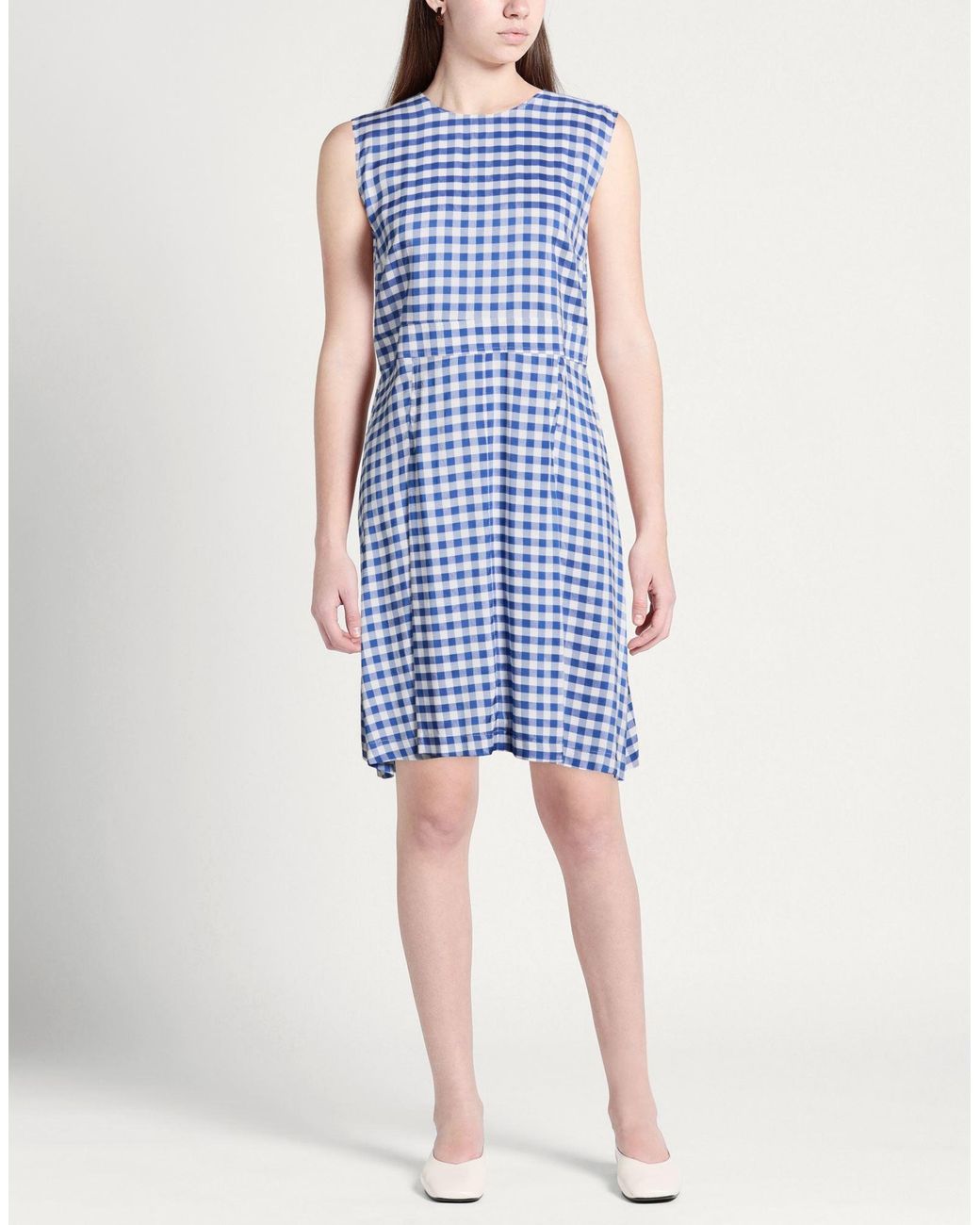 Douuod Blue Mini Dress Viscose
