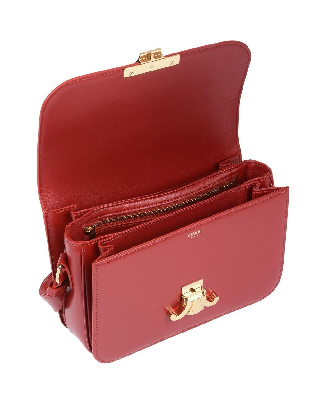 Céline Red Cross-Body Bags