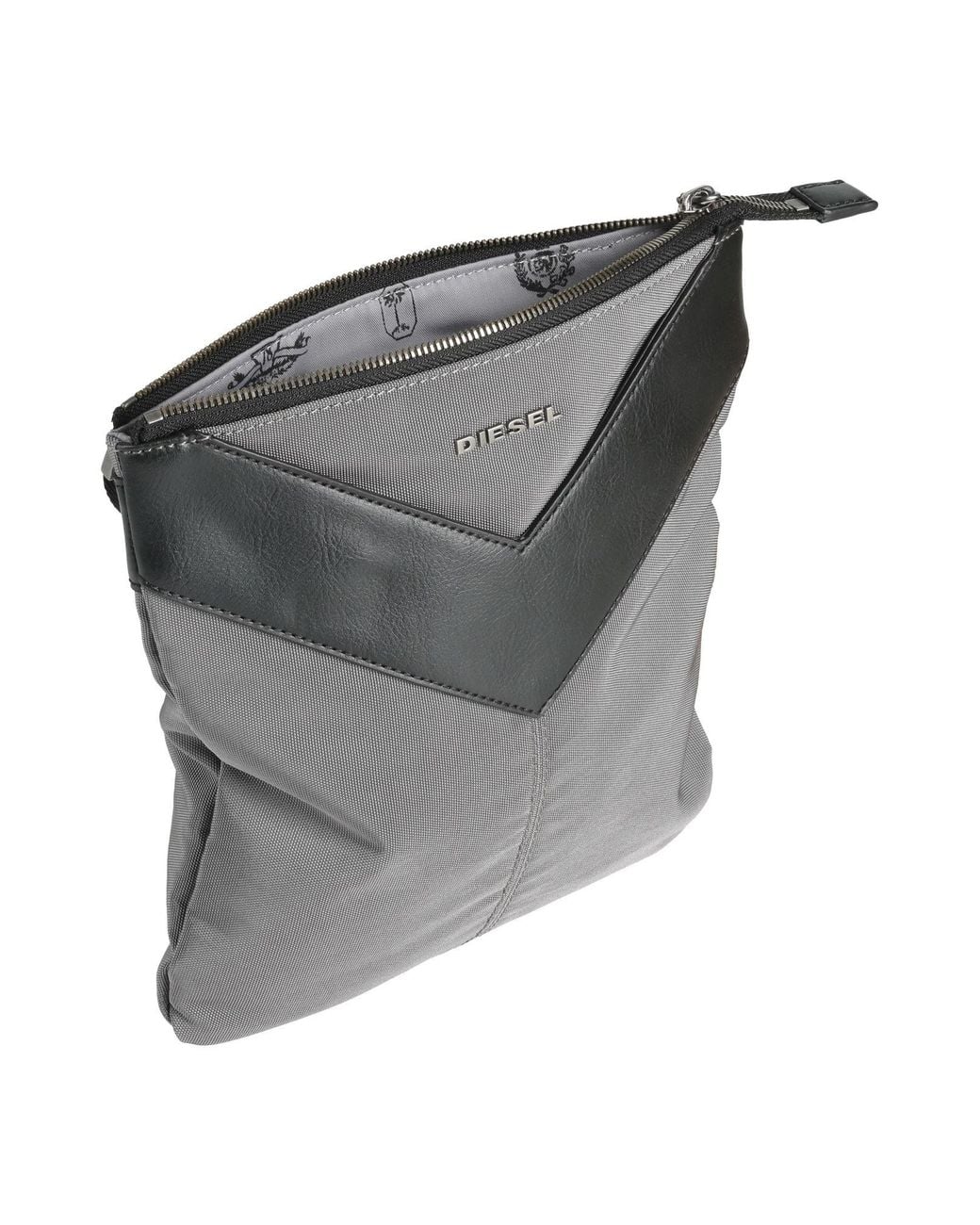 DIESEL Gray Cross-Body Bags for men
