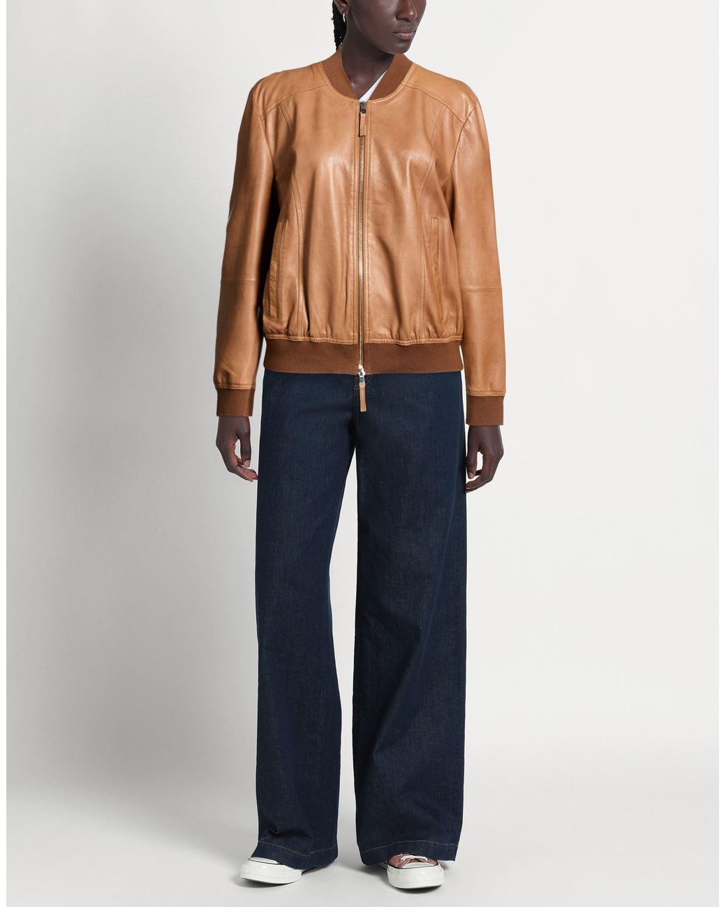 Bully Brown Jacket Leather