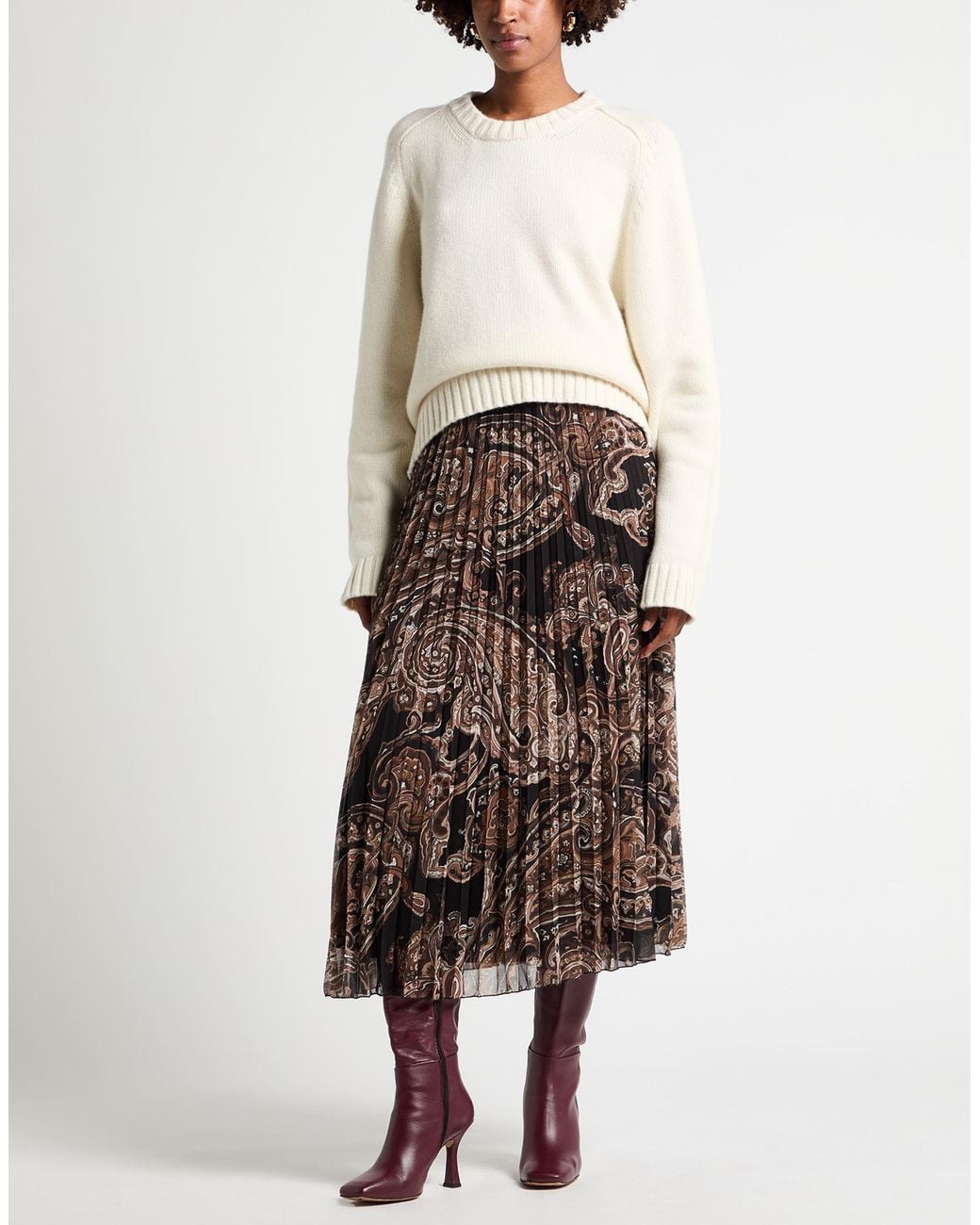 Gonna Lunga di Kaos in Brown