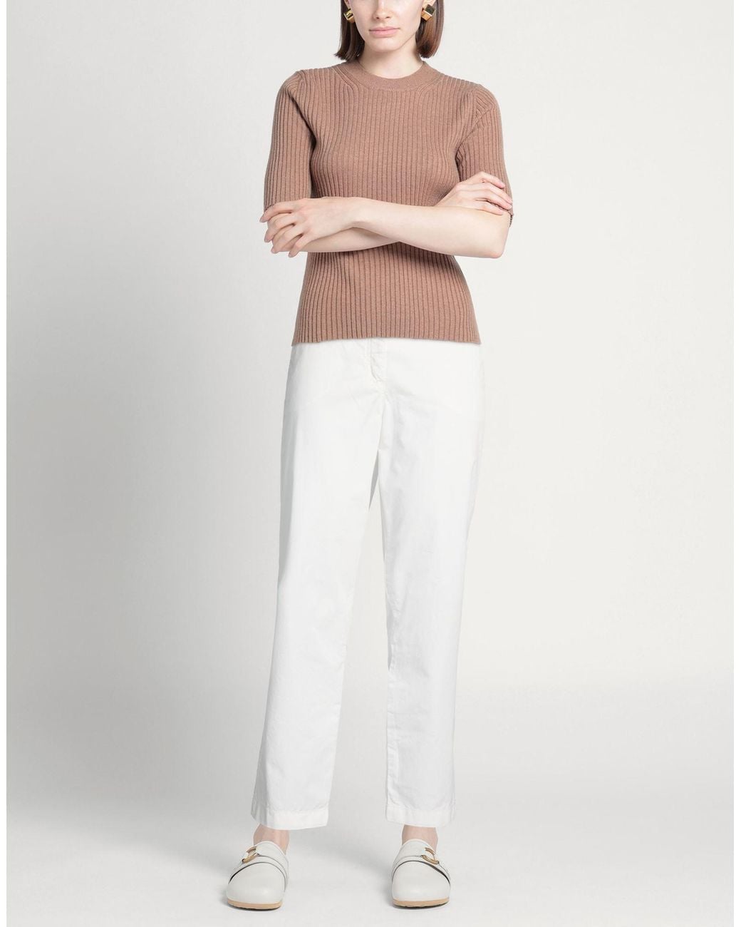 ARMANI EXCHANGE White Pants Cotton