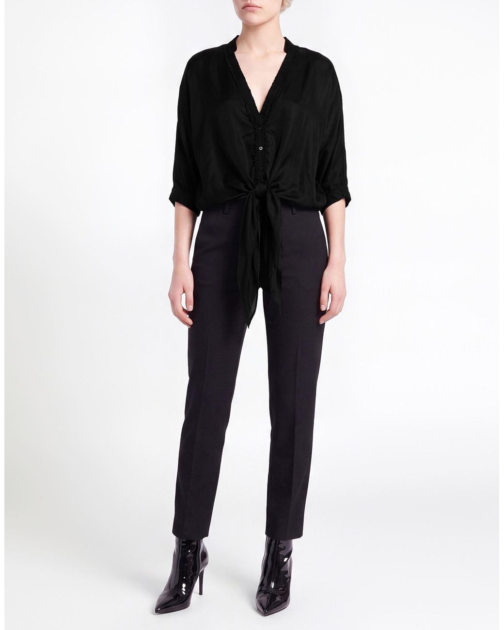 Camisa Poupette de color Black