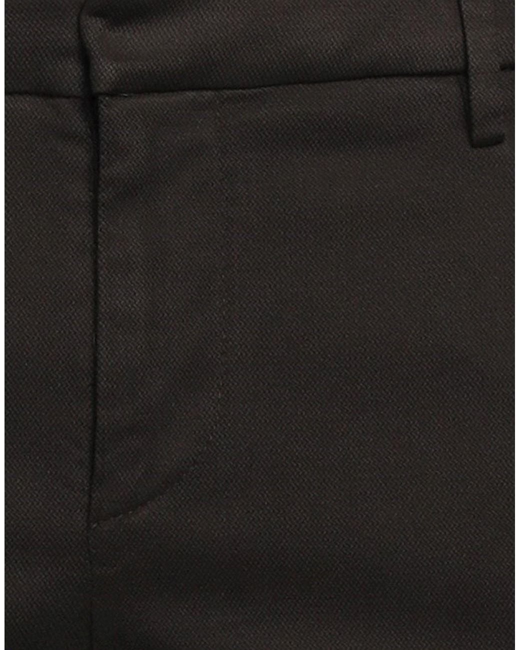 Dondup Black Pants Modal, Cotton, Elastane for men