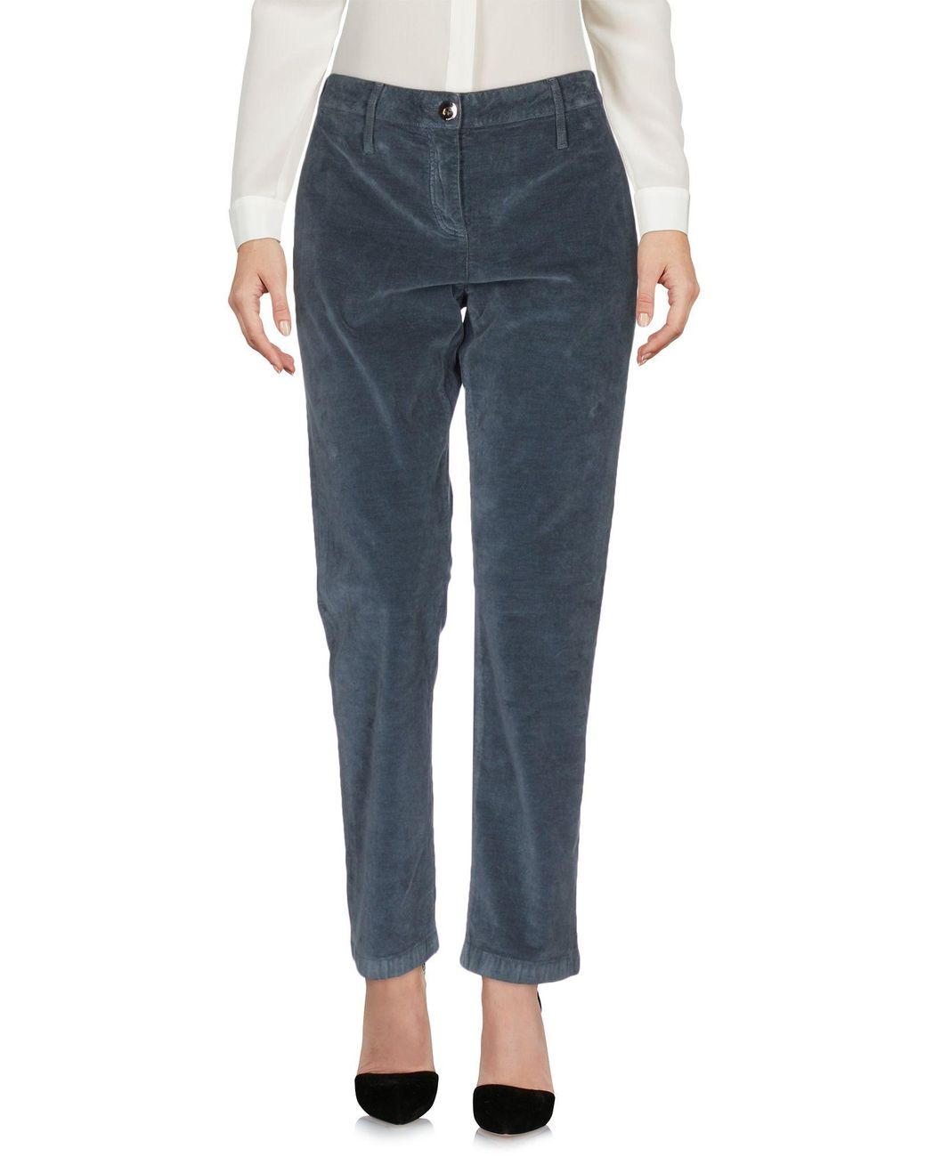 Jacob Cohen Blue Slate Pants Cotton, Elastane