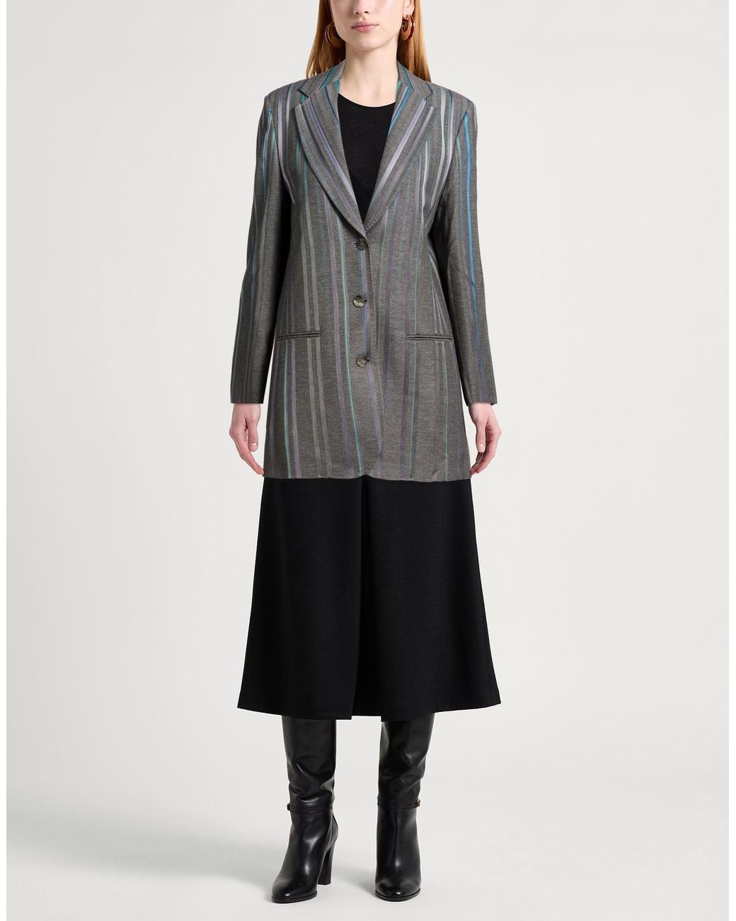 Alberta Ferretti Black Blazer Viscose, Polyester, Virgin Wool