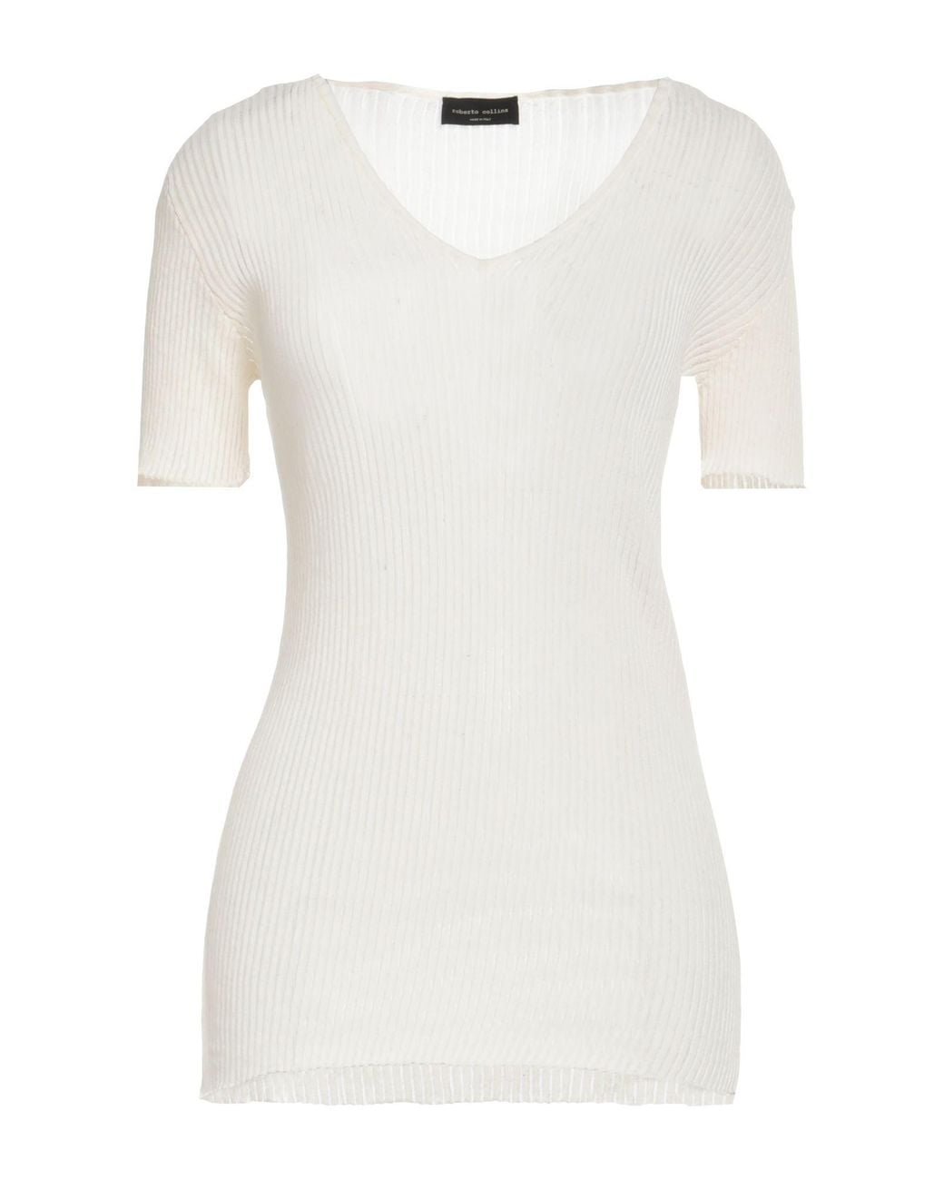 Roberto Collina White Jumper