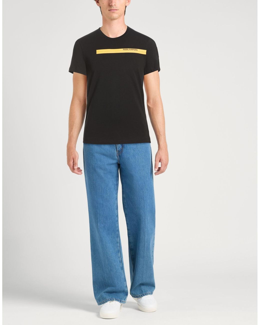 Parajumpers Black T-Shirt Cotton for men
