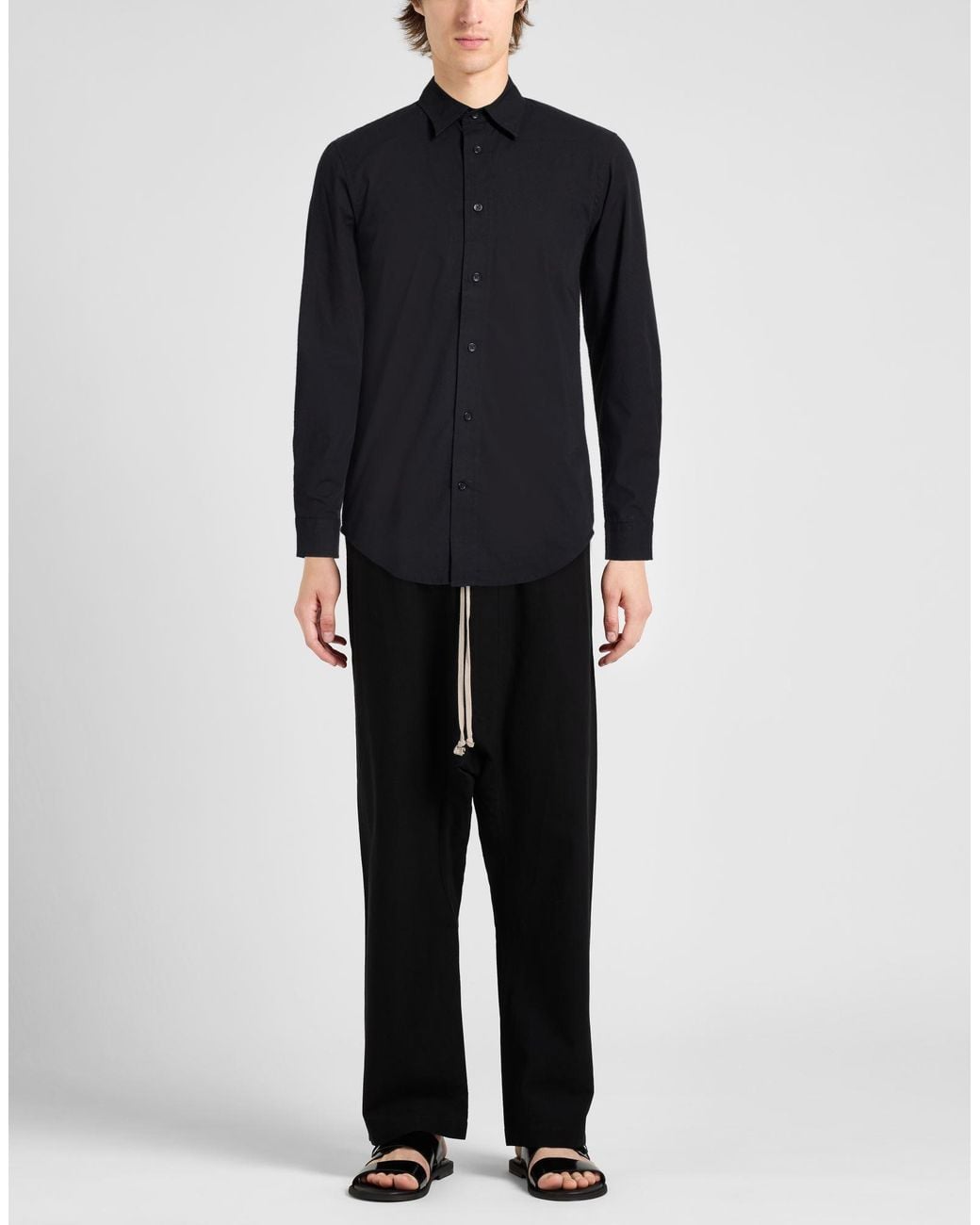 DIESEL Blue Shirt Cotton, Elastane for men