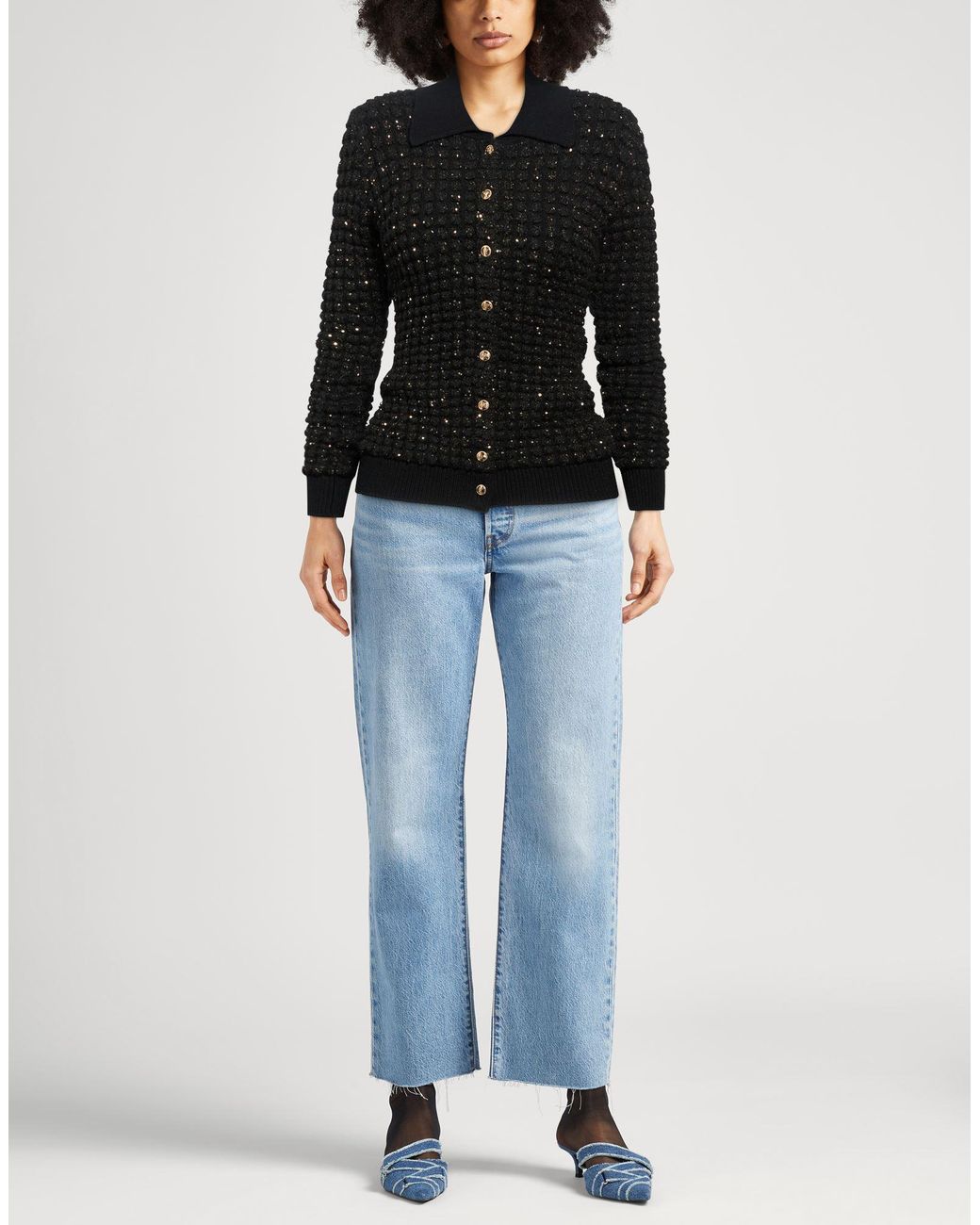Elisabetta Franchi Black Cardigan