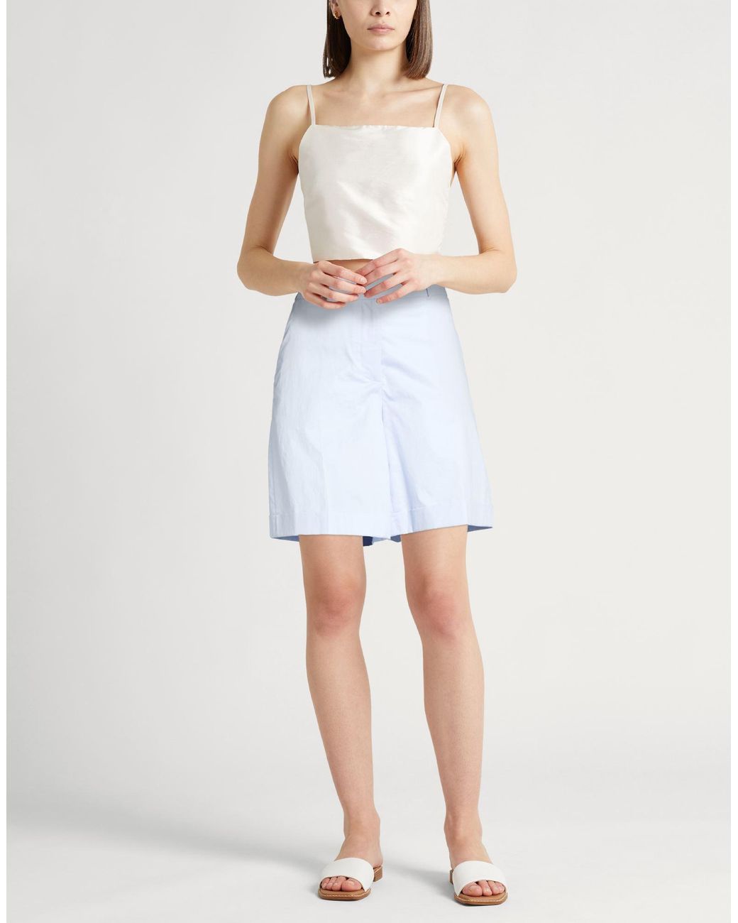 Peserico Blue Shorts & Bermuda Shorts