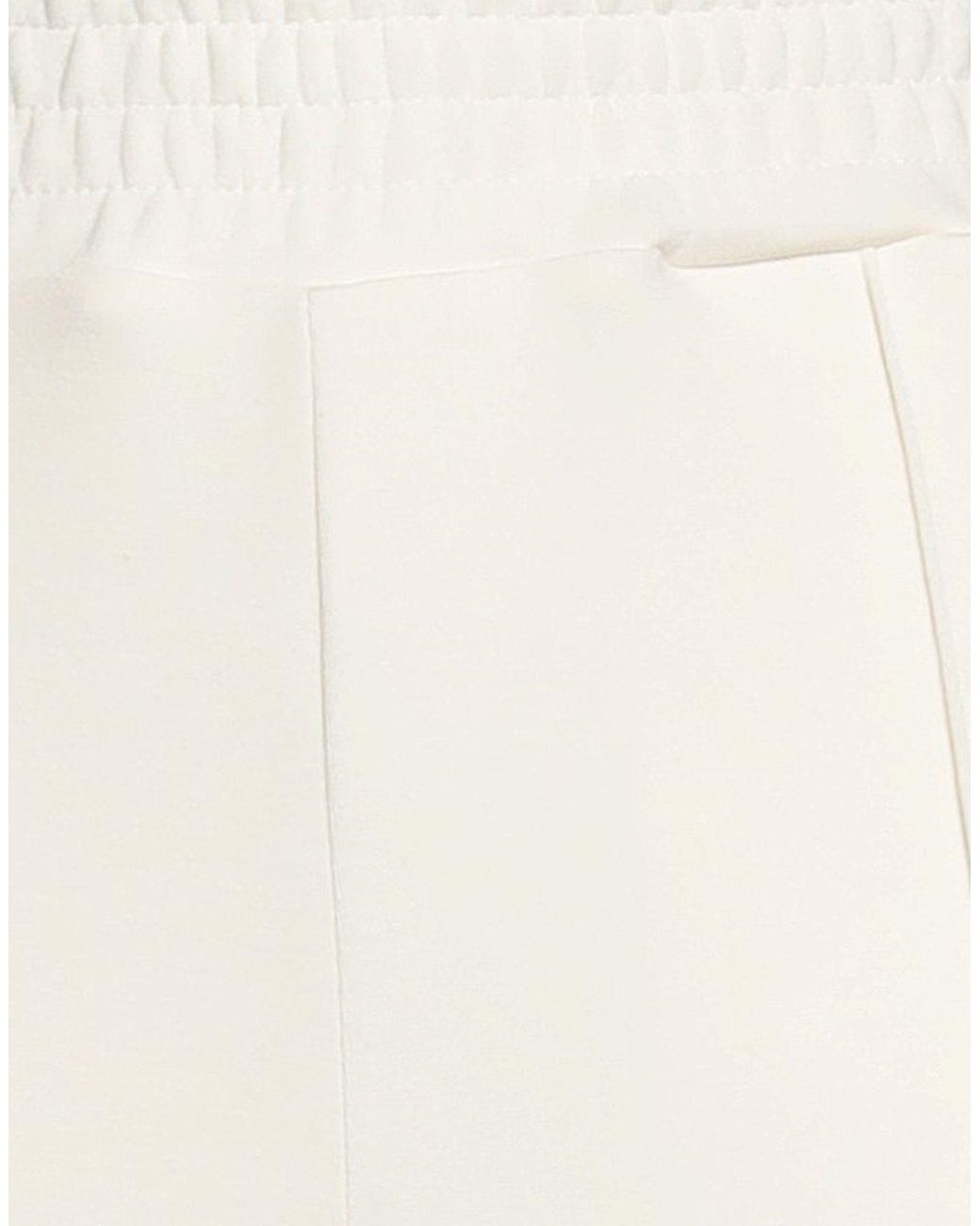 hinnominate White Pants Modal, Polyester, Elastane