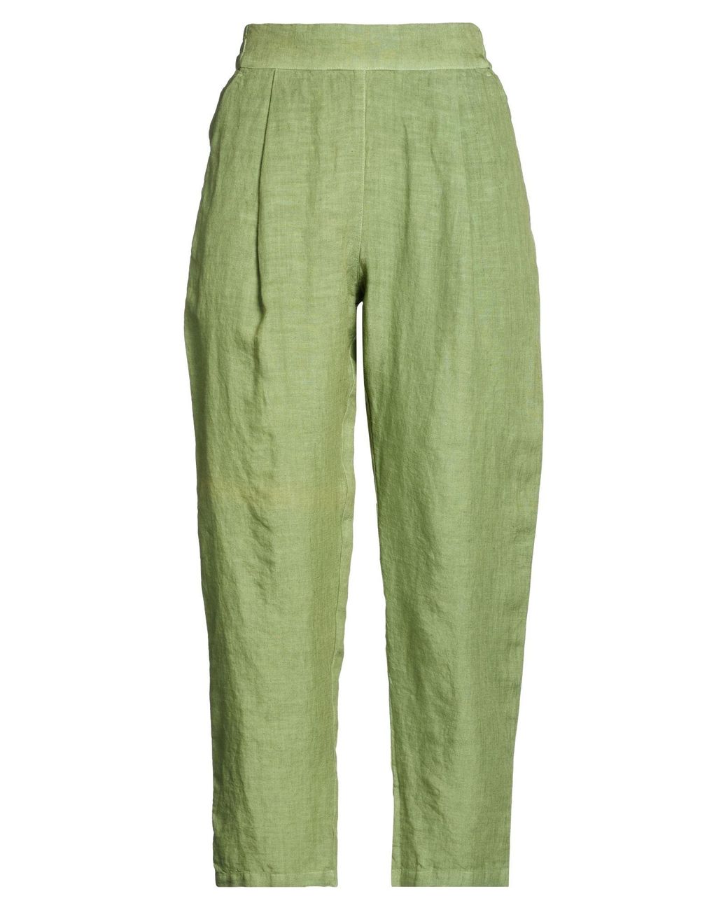 120% Lino Green Pants