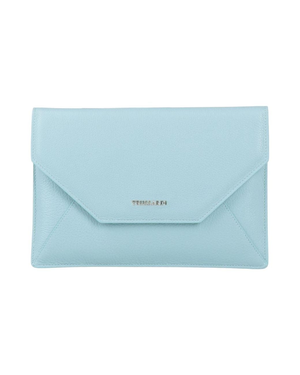 Trussardi Blue Sky Clutch Cowhide