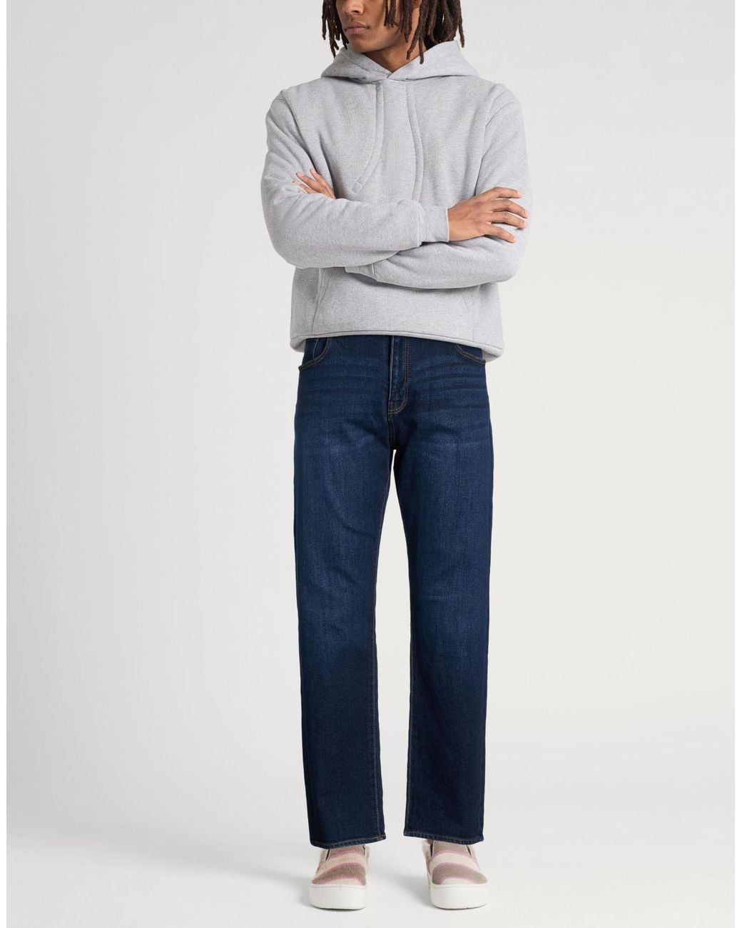 ARMANI EXCHANGE Blue Jeans Cotton, Elastane for men