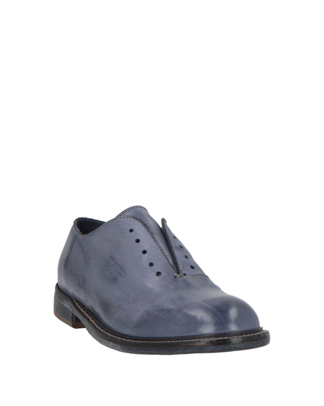 Moma Blue Lace-Up Shoes