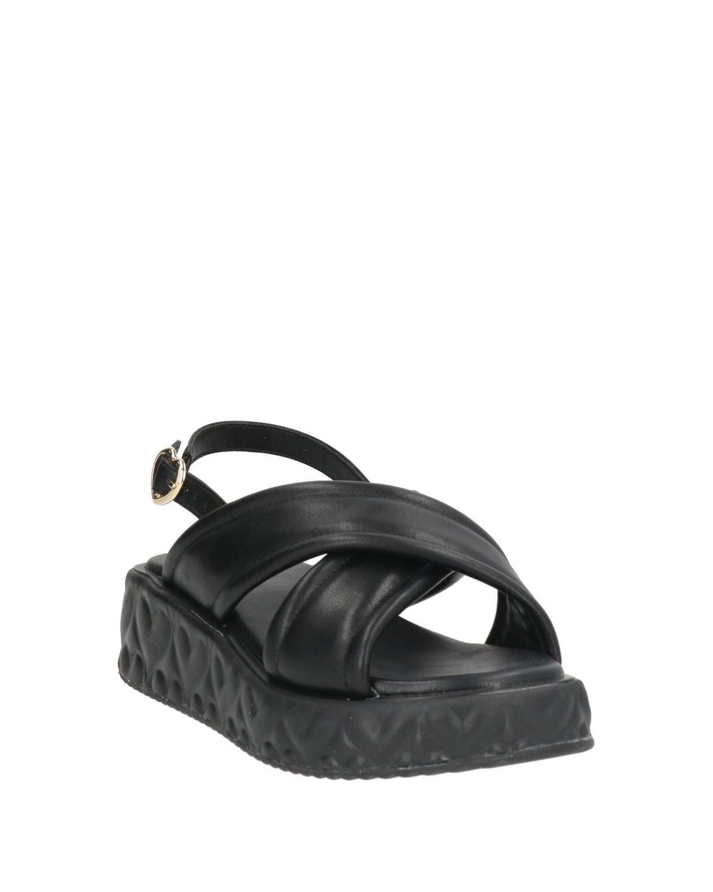Love Moschino Black Sandals