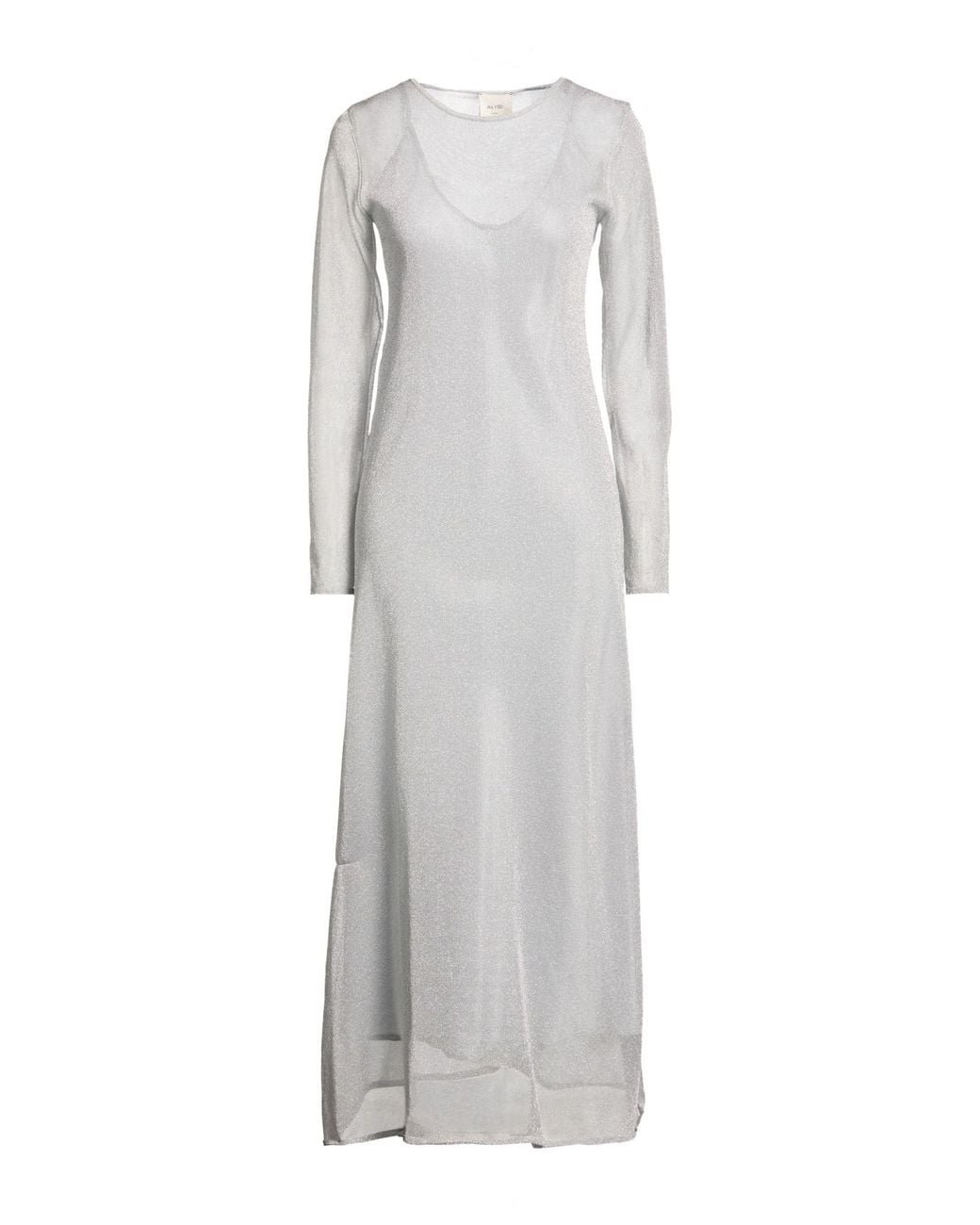 Alysi Gray Midi Dresses