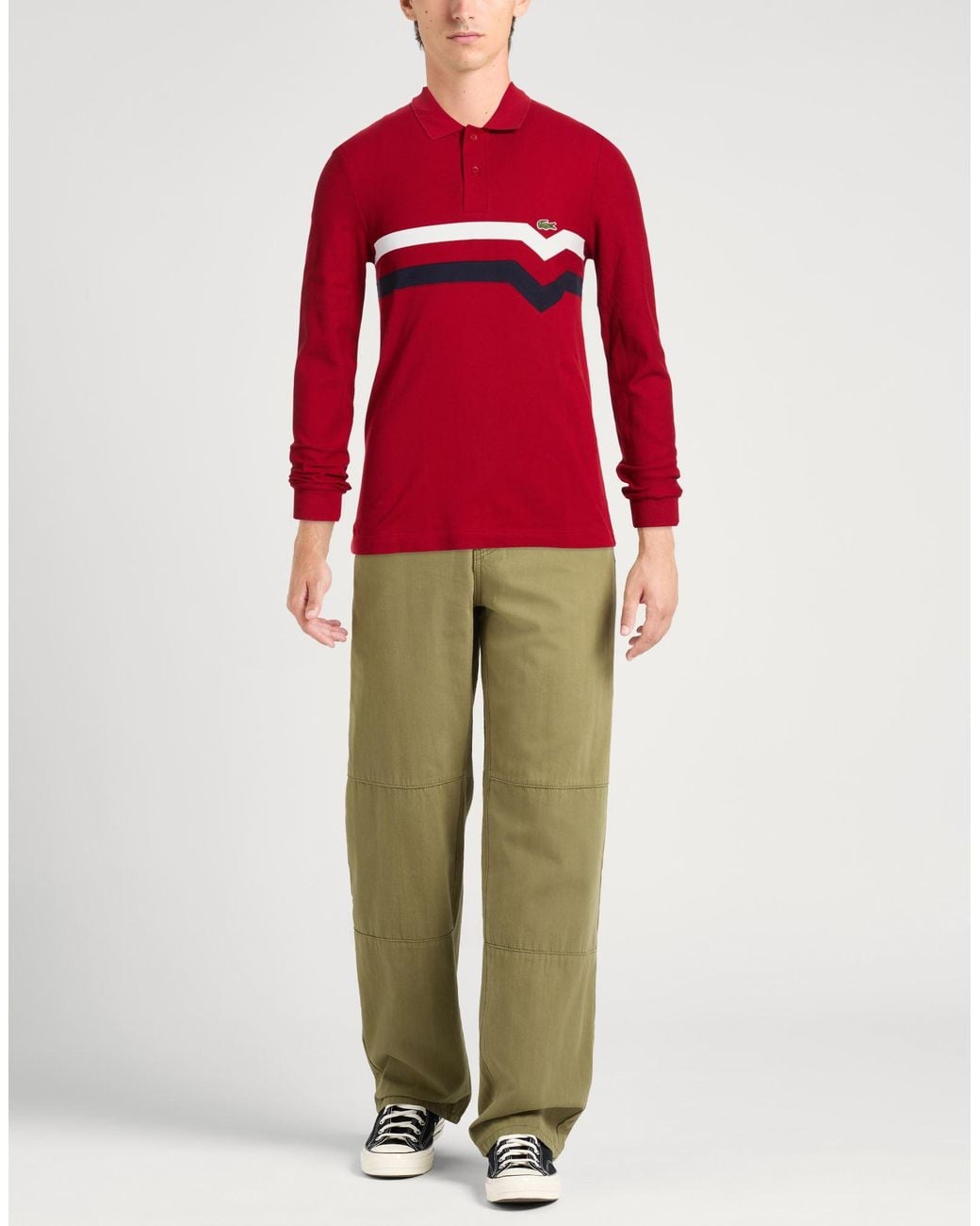Lacoste Red Polo Shirts for men