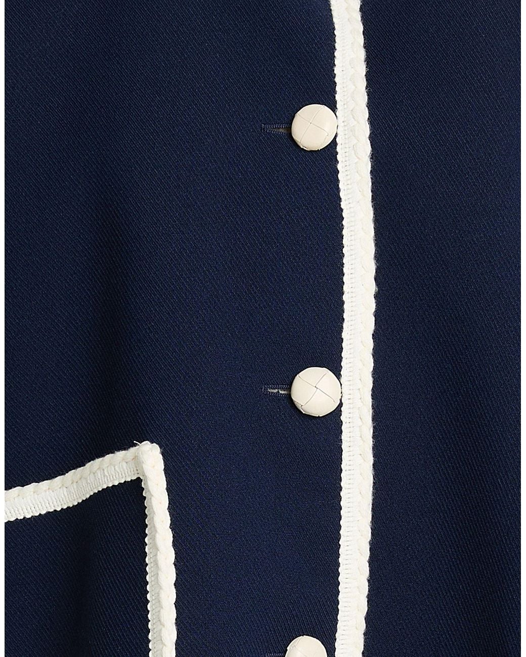 Vivetta Blue Jacket Polyester, Viscose, Elastane