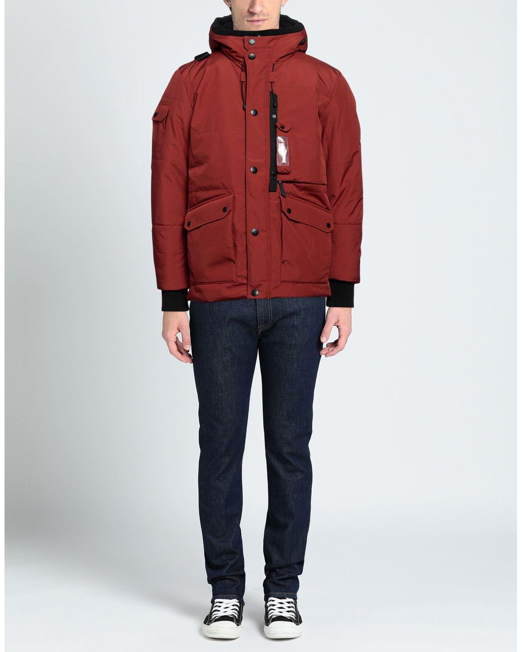 MA.STRUM Down Jacket in Red for Men Lyst UK