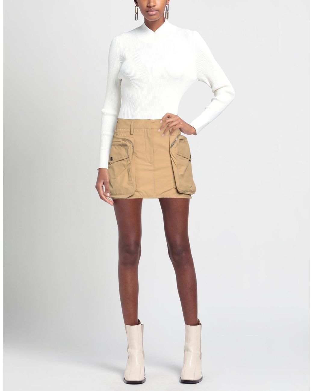 Stella McCartney Natural Mini Skirts