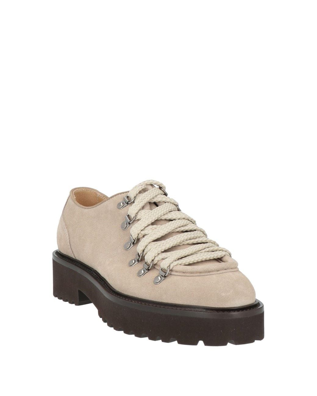 Doucal's Gray Lace-Up Shoes