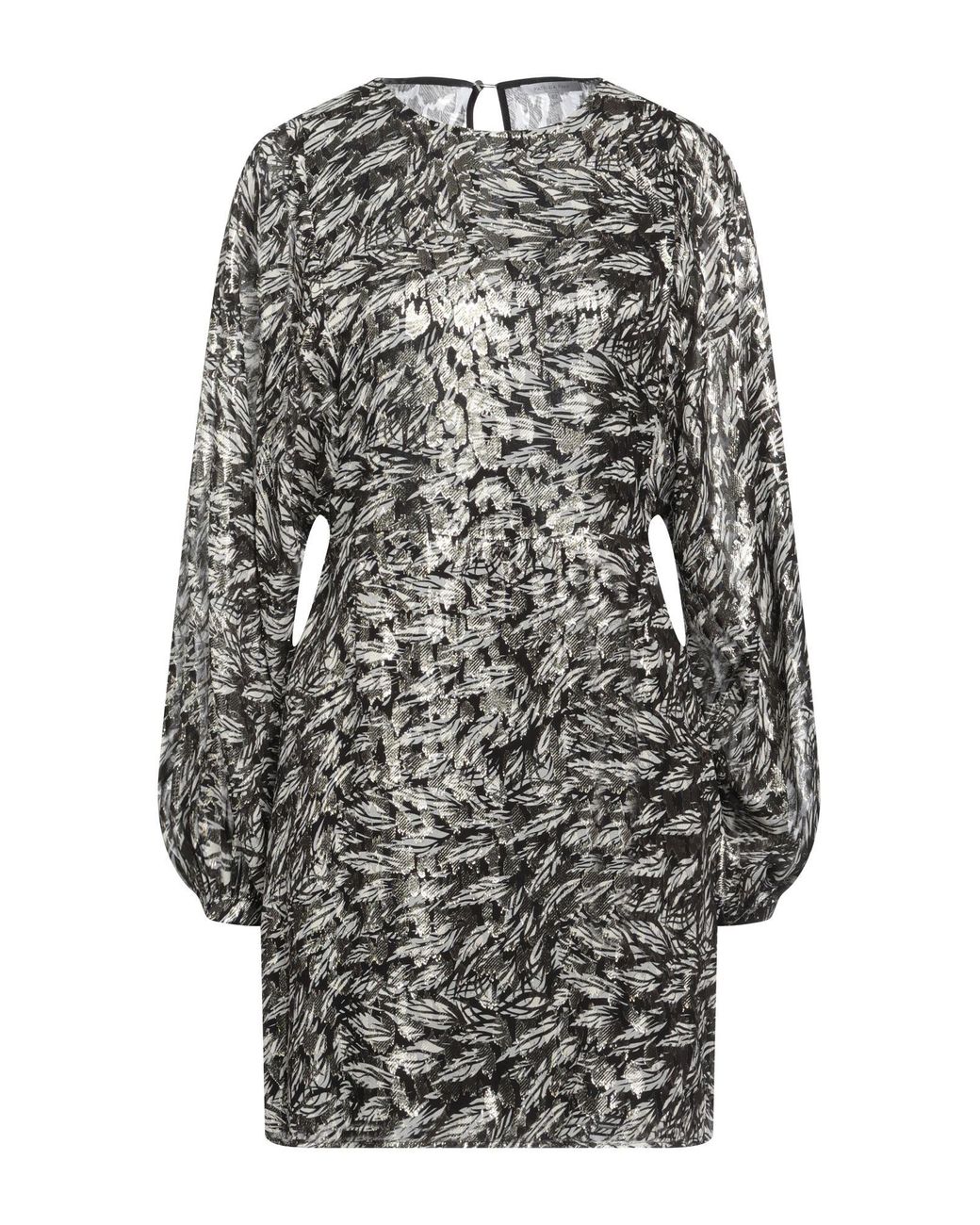 Patrizia Pepe Gray Mini Dress