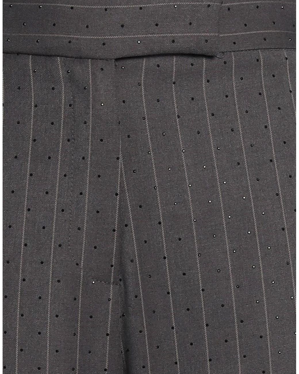 Gaelle Paris Gray Pants Polyester, Elastane