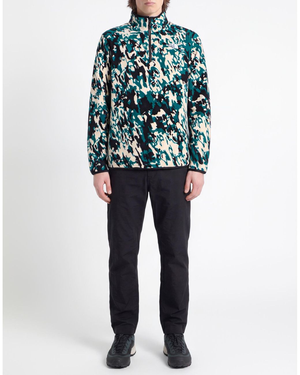 The North Face Green Sweatshirt Polyester for men